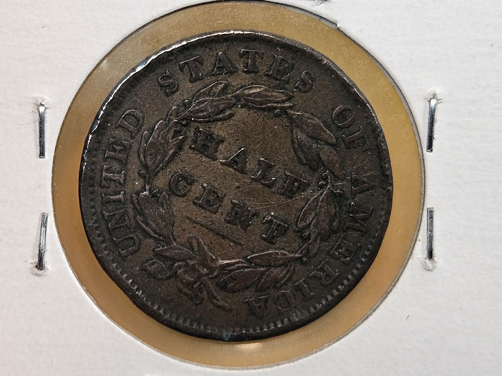 1833 Classic Head Half Cent in Very Fine plus - 6