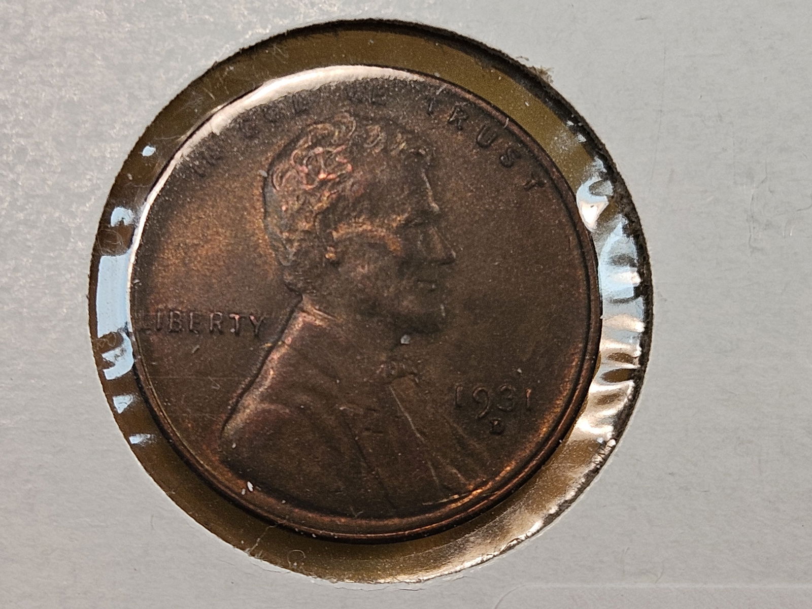 Choice Uncirculated 1931-D Wheat cent - 3