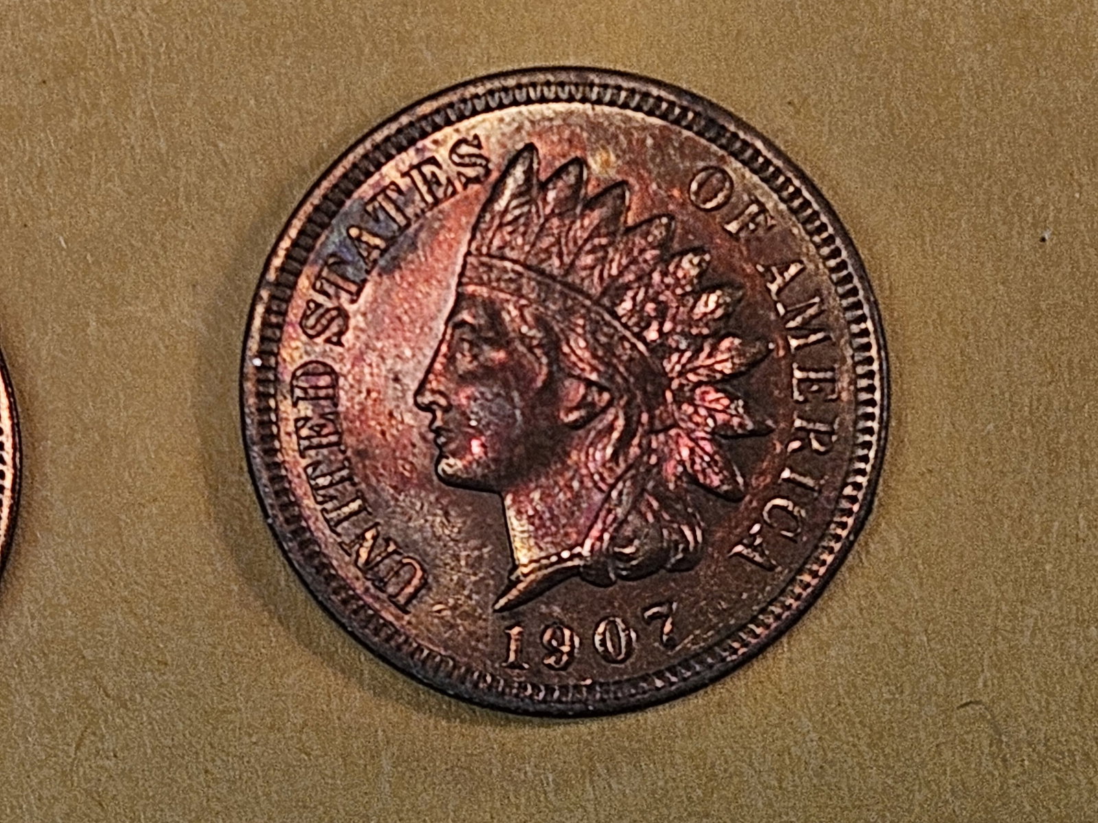 Two Brilliant About Uncirculated plus Indian Cents - 8