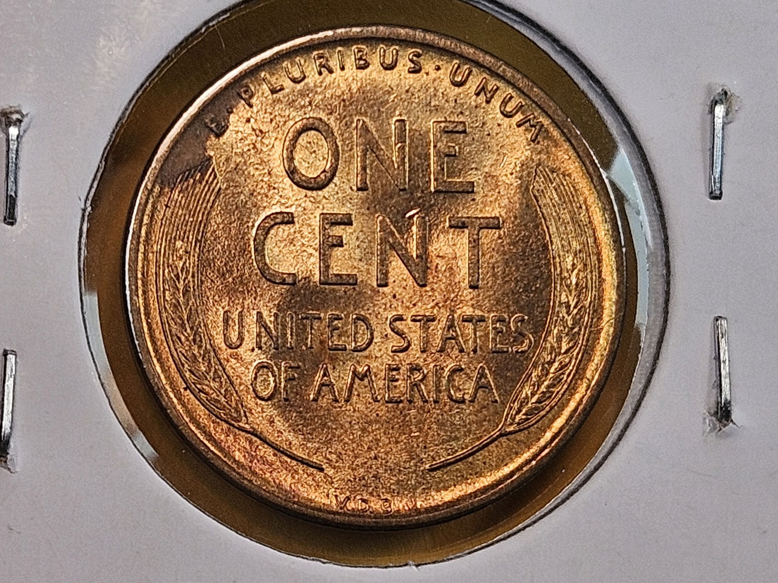 GEM Brilliant Uncirculated RED 1909 VDB Wheat cent - 7