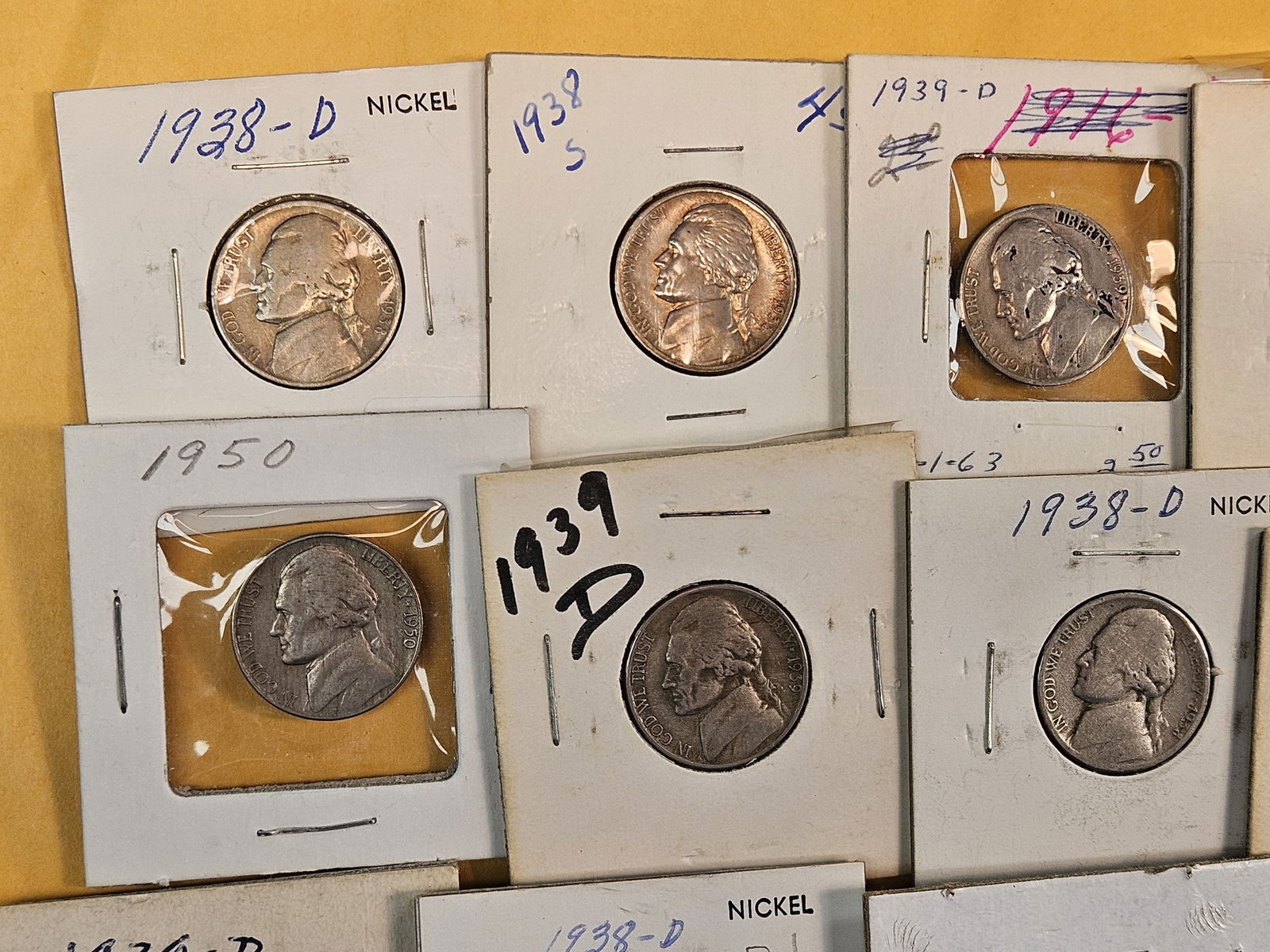 Twenty-One mixed Jefferson Nickels - 2