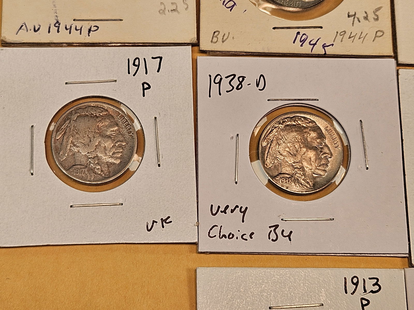 Ten nice mixed Jefferson and Buffalo Nickels - 4
