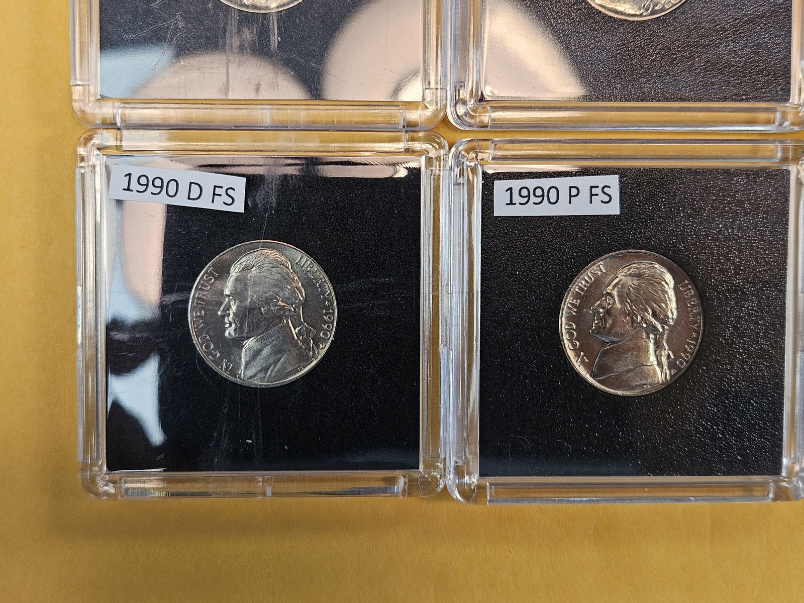 Six GEM brilliant Uncirculated Jefferson Nickels - 3