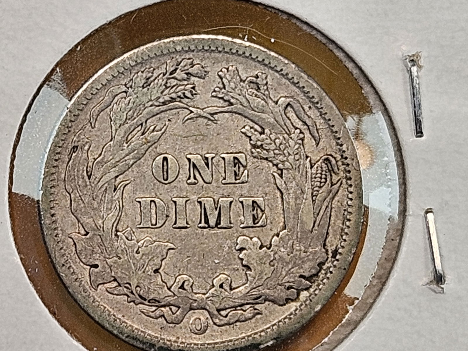 1891-O Seated Liberty silver dime in Extra Fine - 4