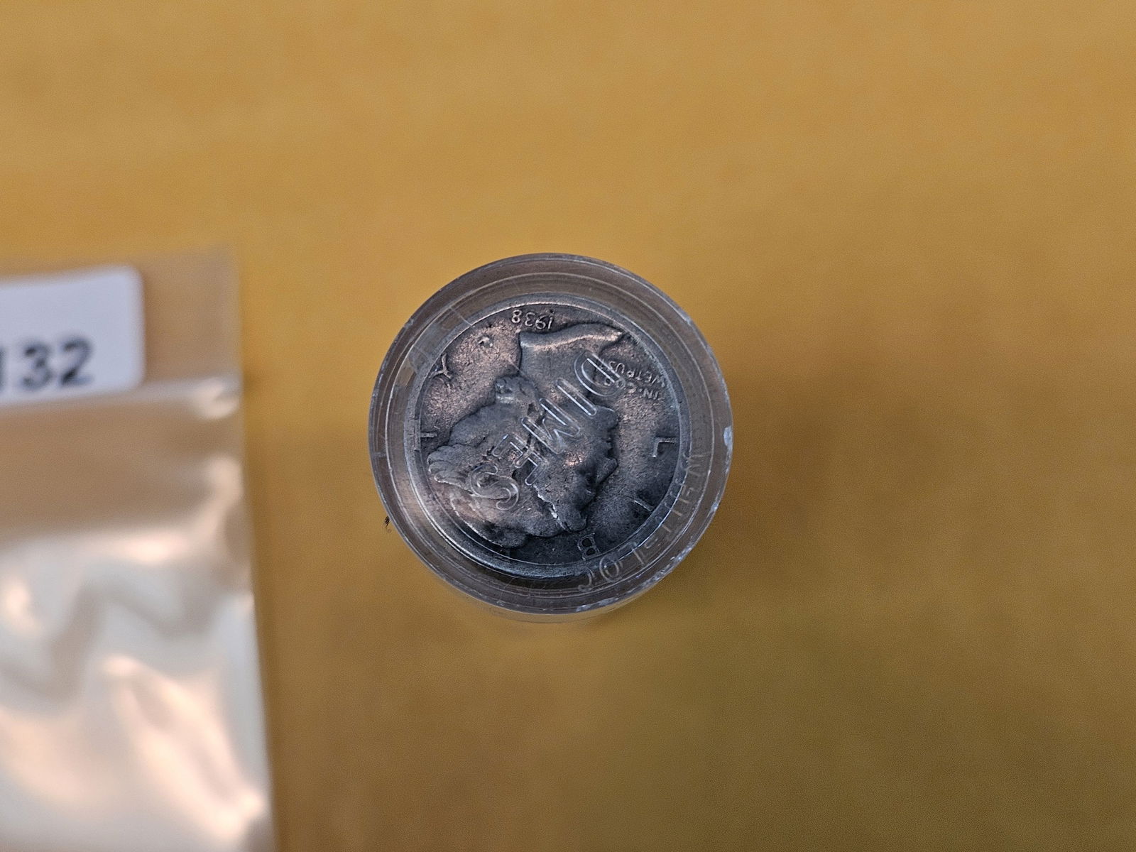 Roll of silver Mercury Dimes - 2