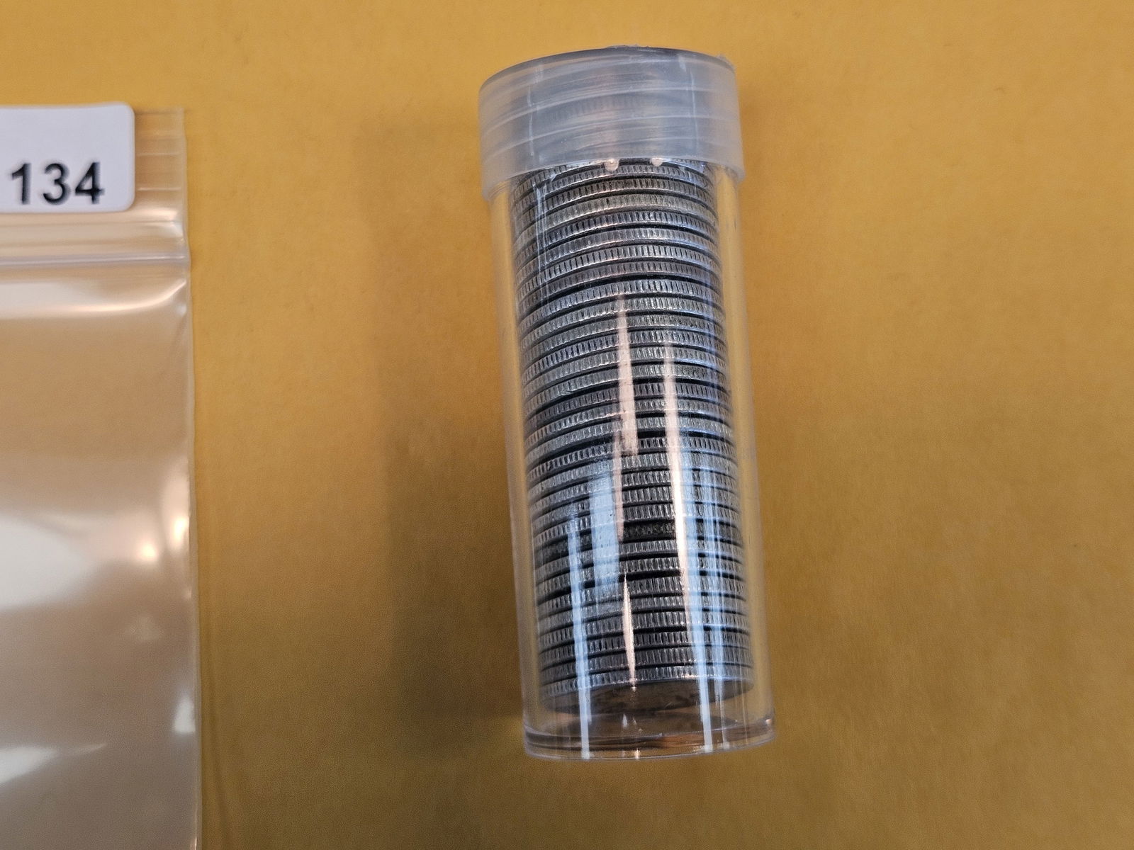 Roll of 1957 silver Washington Quarters - 2