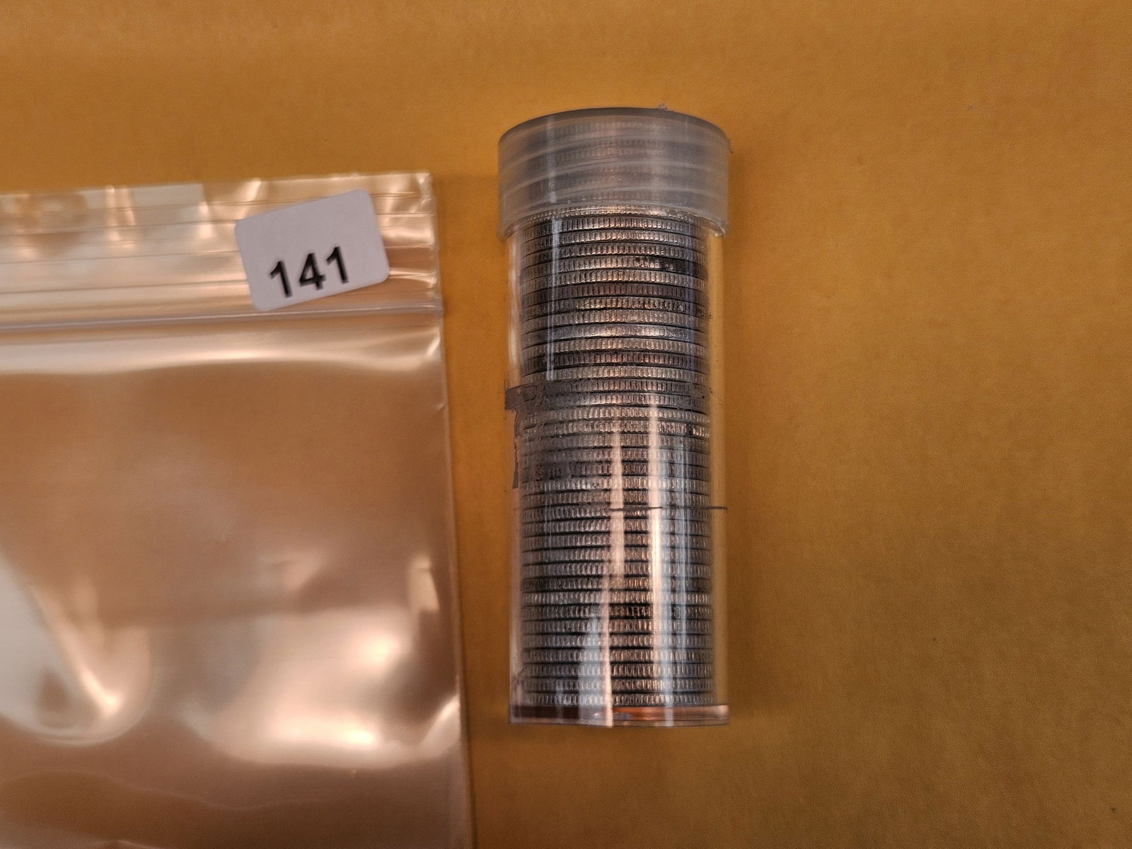 Full roll of 1954 silver Washington Quarters - 2