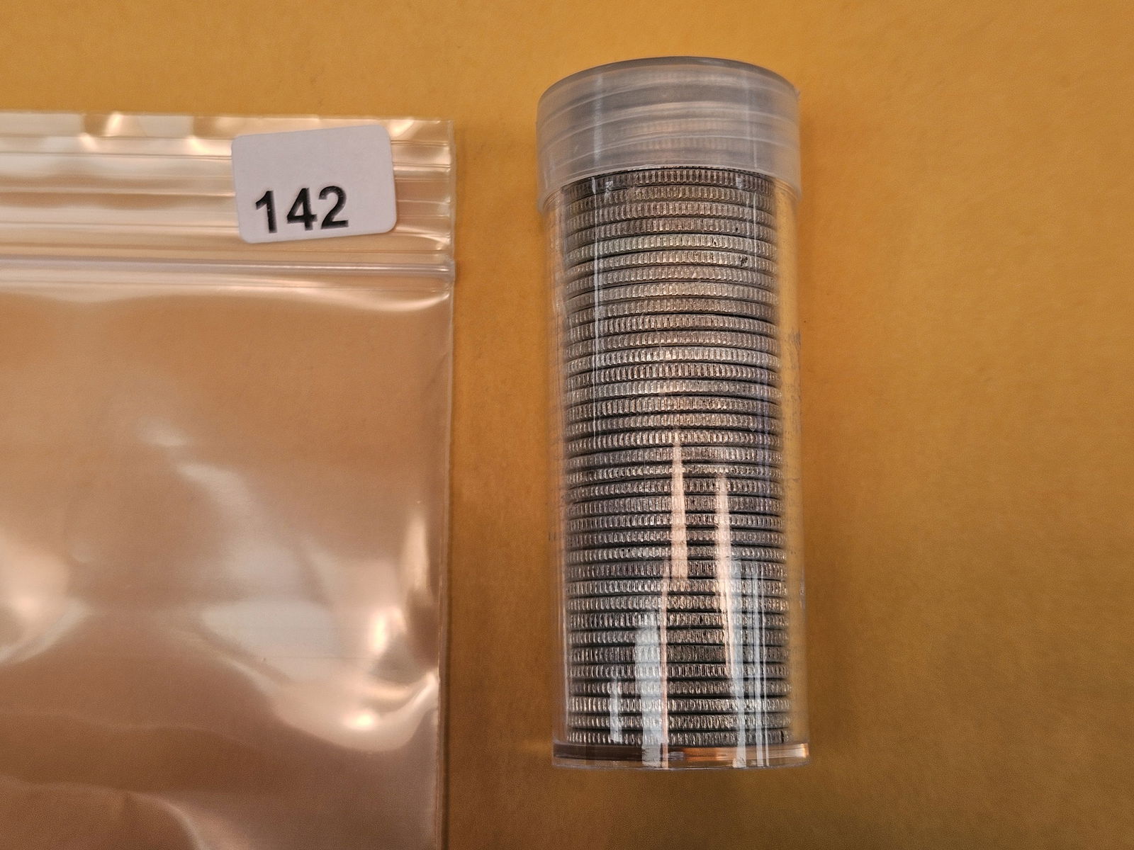 Full roll of 1963 silver Washington Quarters - 2