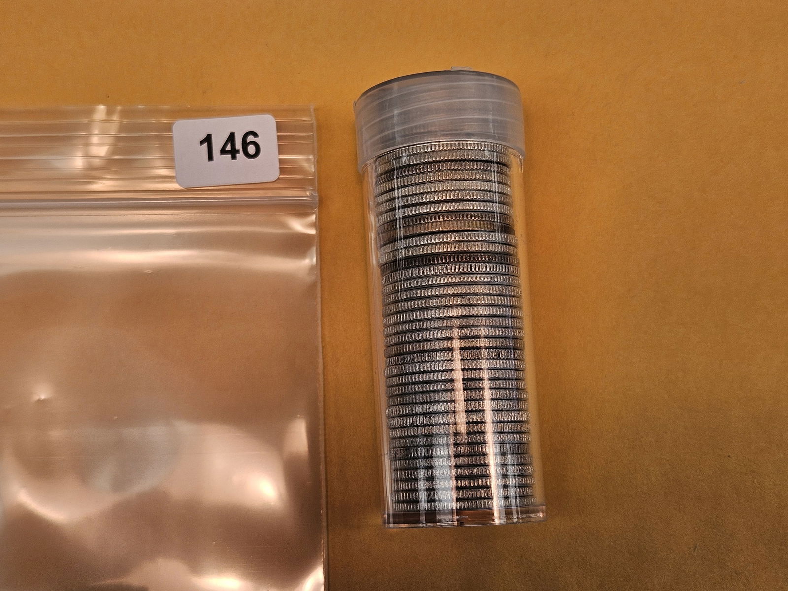 Full roll of 1964 silver Washington Quarters - 2