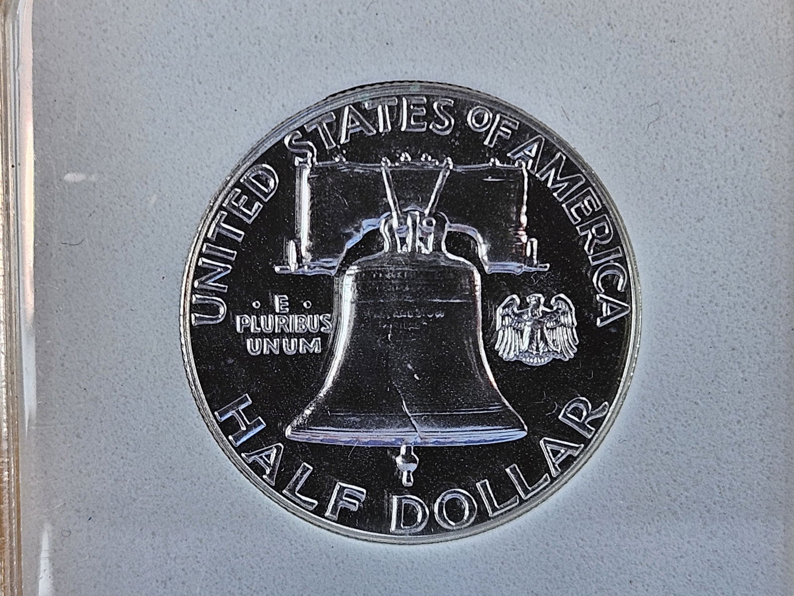 GEM Proof Deep Cameo 1958 Franklin silver Half Dollar - 5