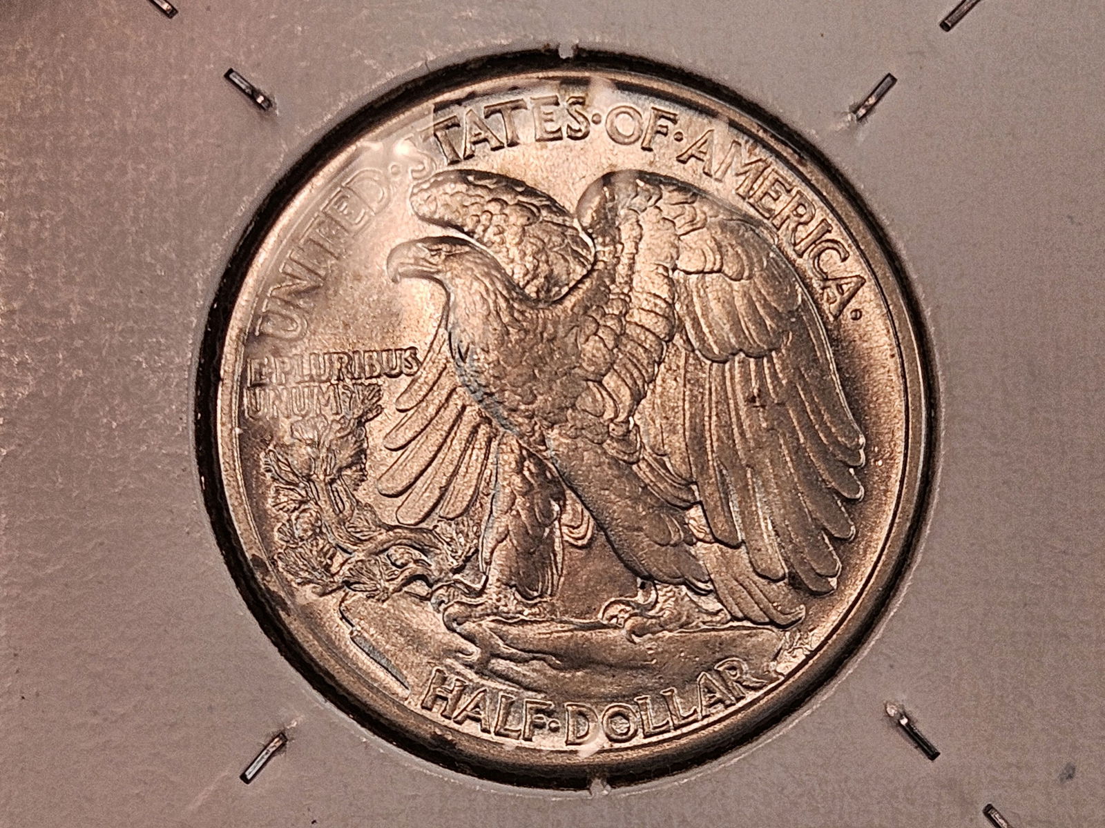 Choice Brilliant Uncirculated 1943 Walking Liberty Half Dollar - 4