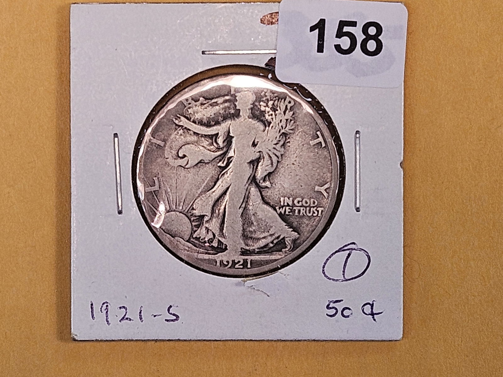 ** KEY DATE ** 1921-S Walking Liberty Half Dollar - 2