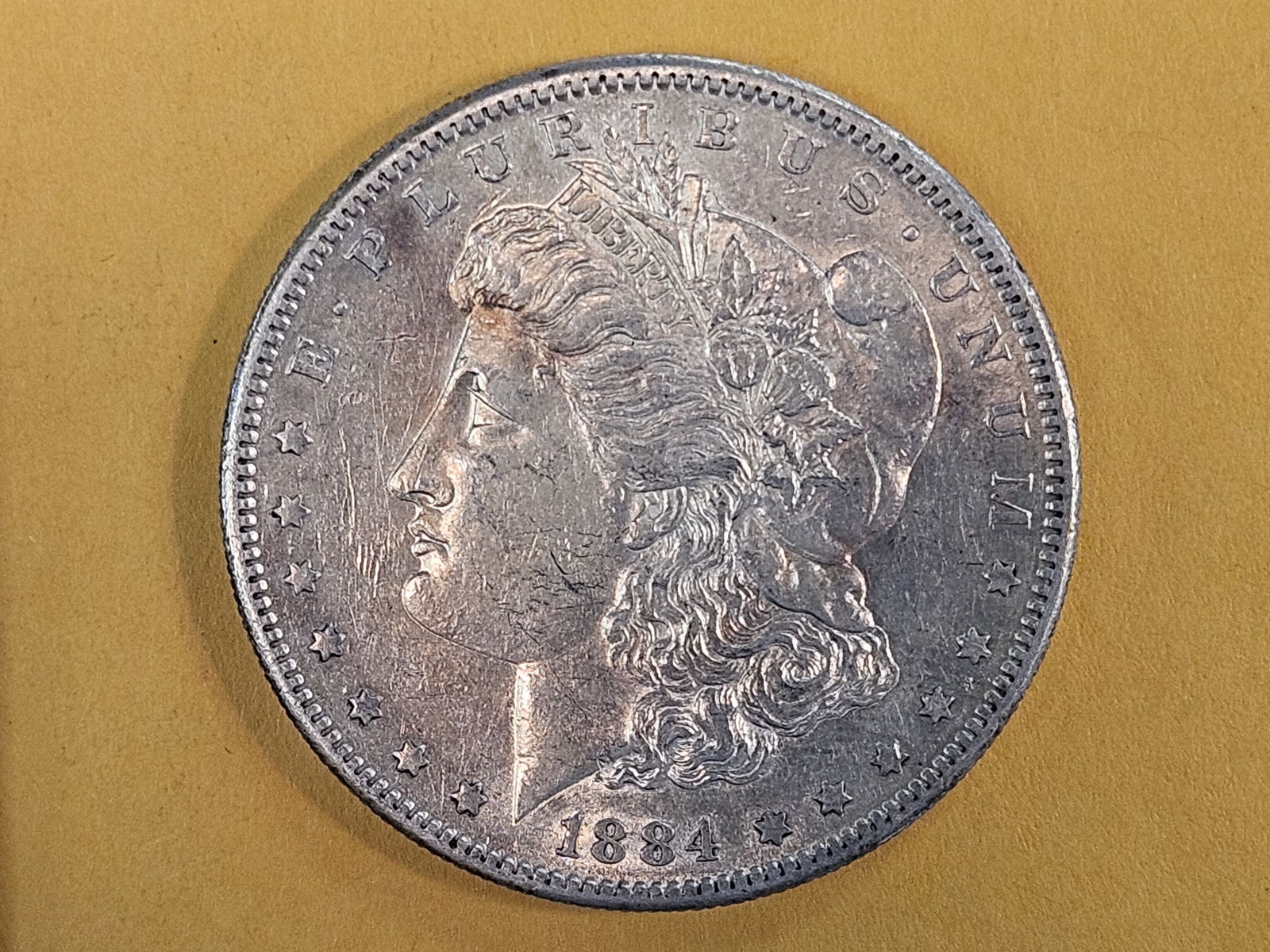 * Semi-Key 1884-S Morgan Dollar in About Uncirculated plus (1 of 8)