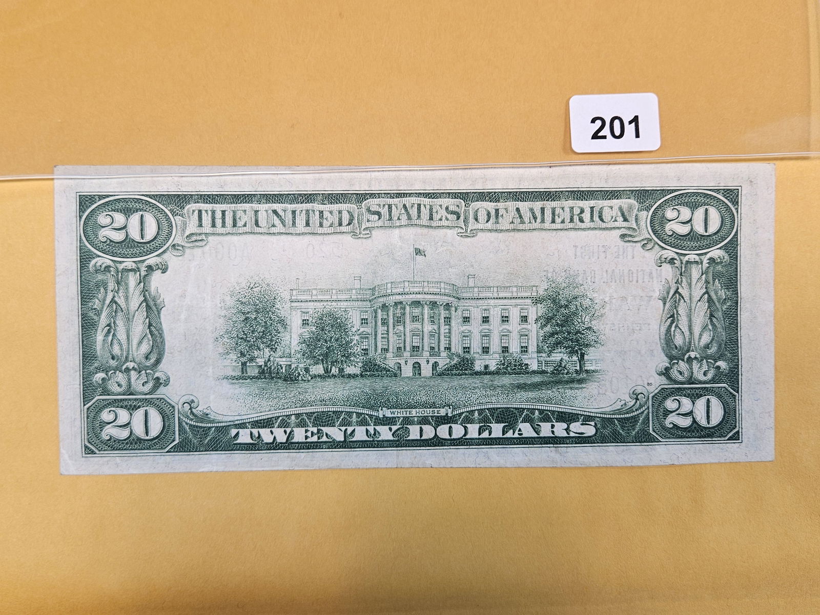 Crisp About Uncirculated Series of 1929 Twenty Dollar National Currency - 2