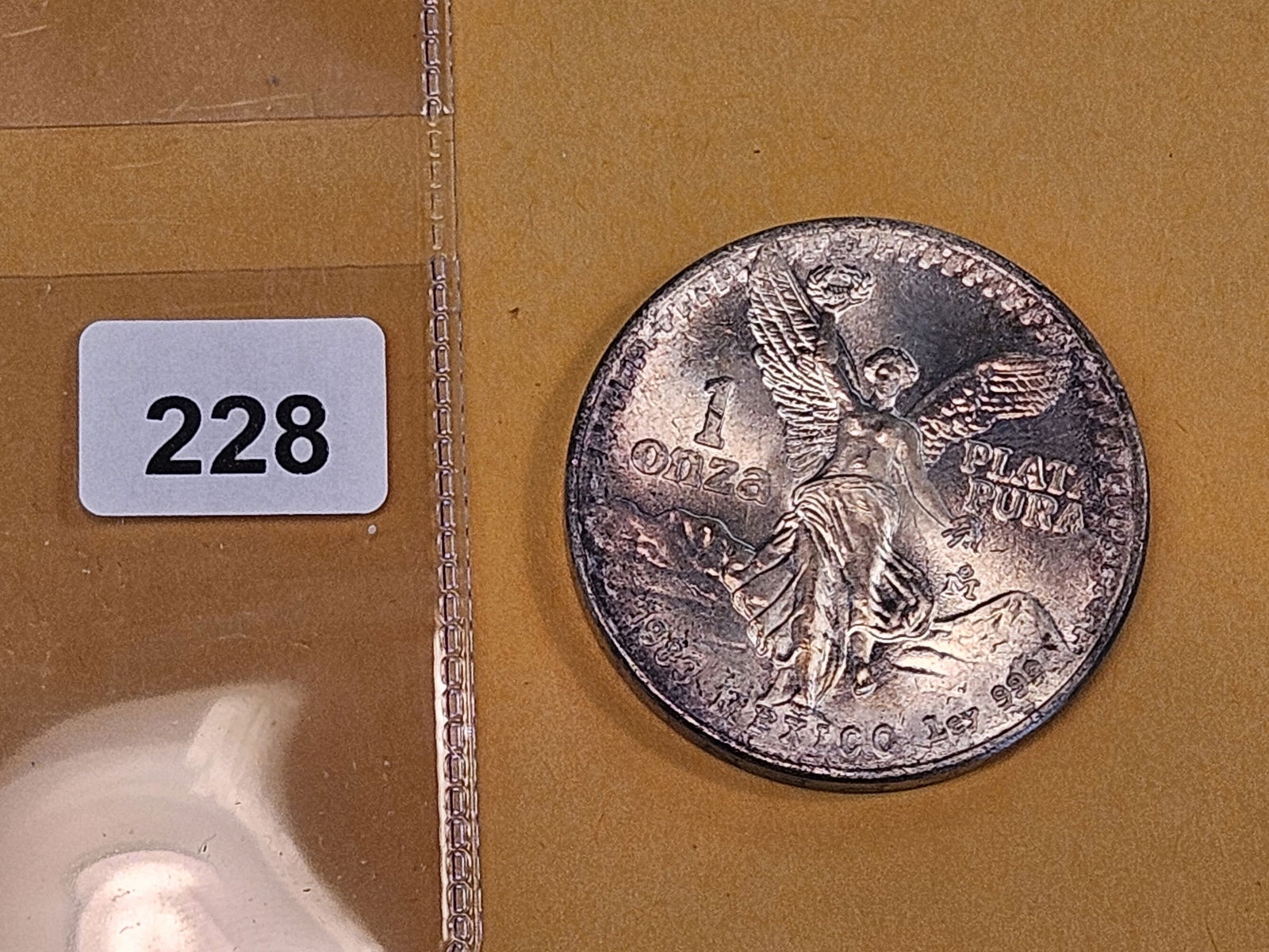 GEM Brilliant Uncirculated 1983 Mexico Silver Onza - 2