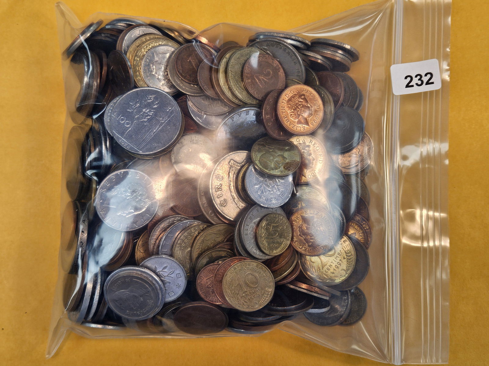 THREE Pounds of mixed World Coins: From dealer. Unchecked by us 