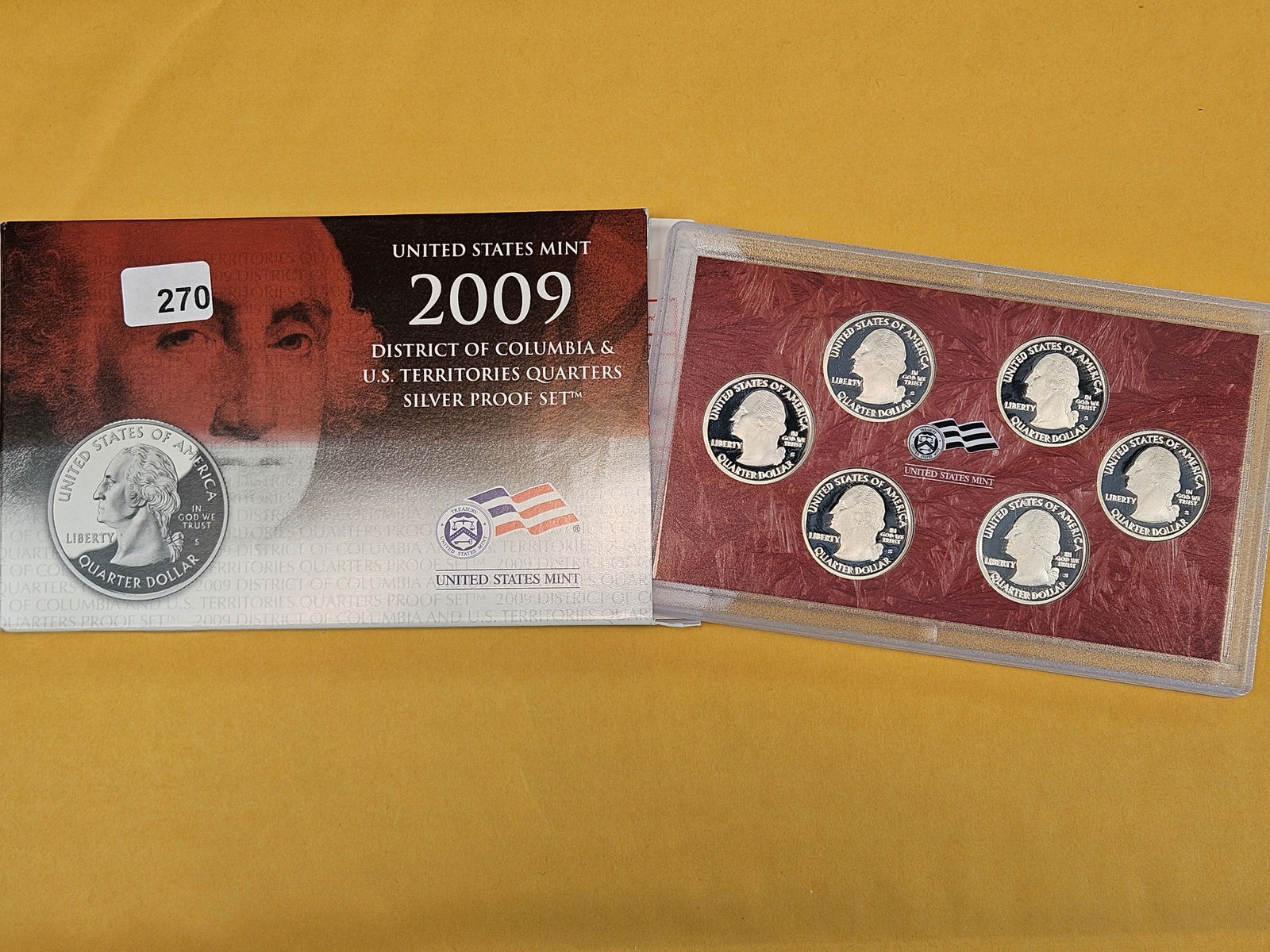 2009 US SILVER Quarters Proof Set (1 of 1)