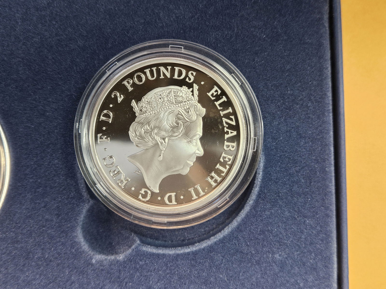 US Mint & Royal Mint Two GEM Silver Coin Set - 5