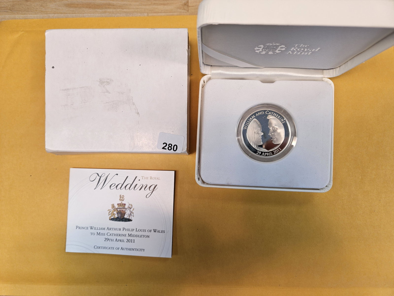 2011 GEM Proof Deep Cameo Royal Mint silver 5 pounds: In original Royal Mint packaging with COA