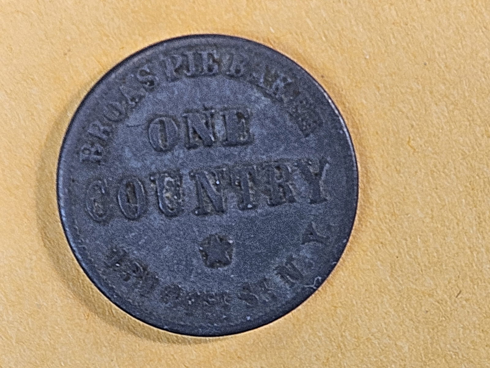 1863 Civil War Token Merchant's Store card - 5