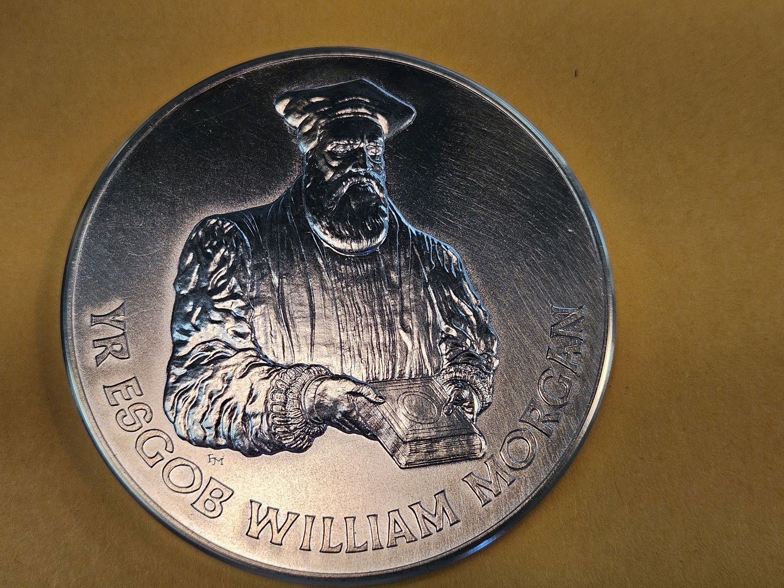 1988 SILVER GEM Welsh Bible Medal - 5