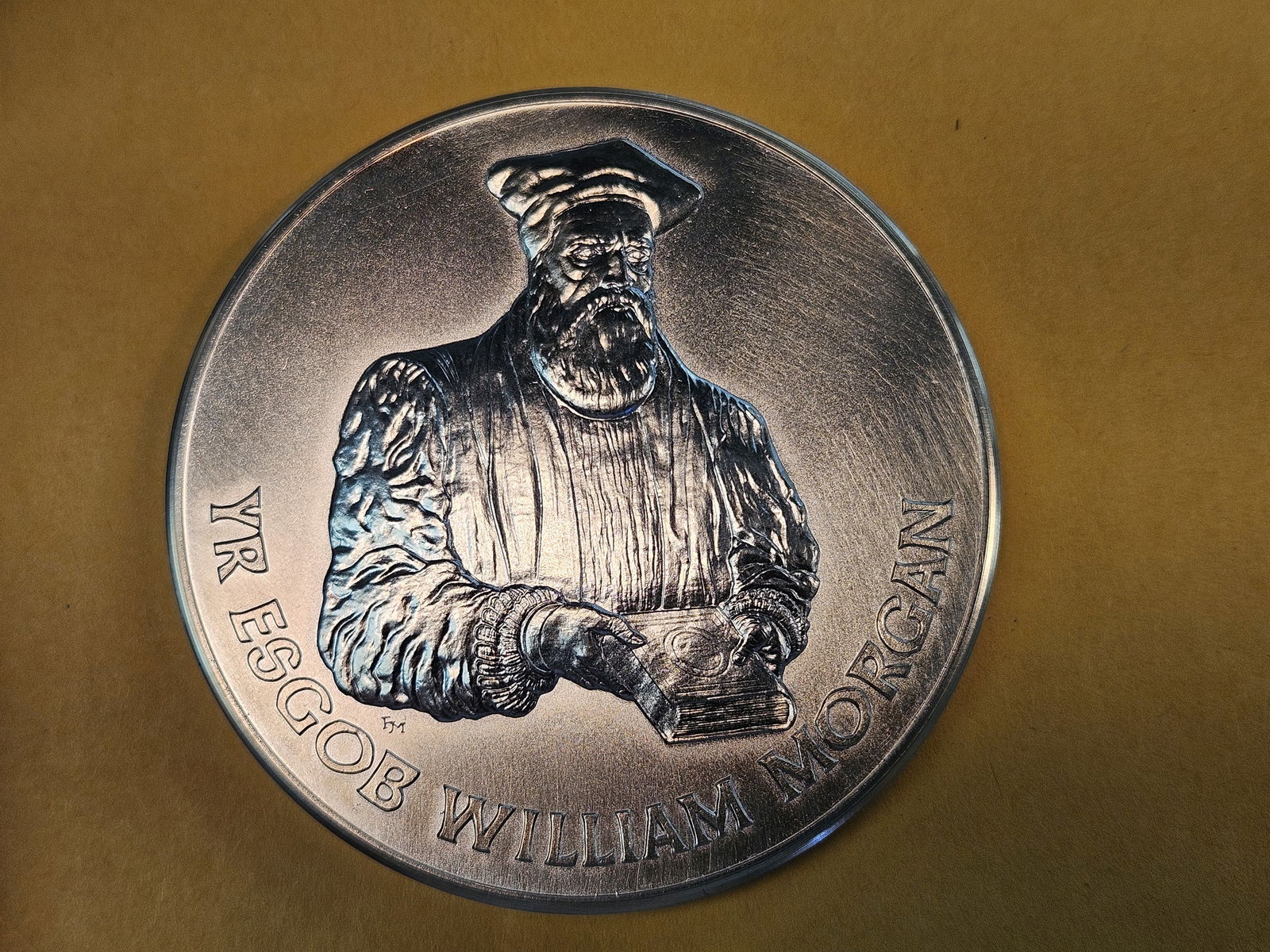 1988 SILVER GEM Welsh Bible Medal - 6