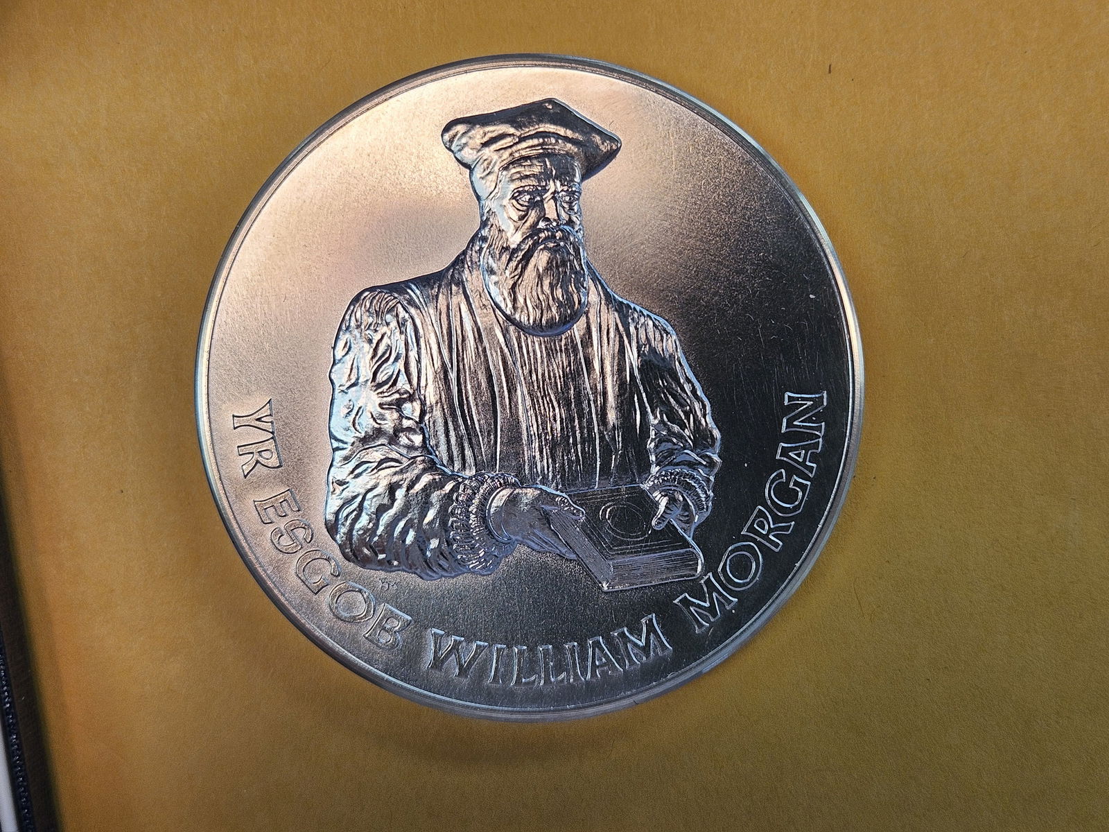 1988 SILVER GEM Welsh Bible Medal - 7