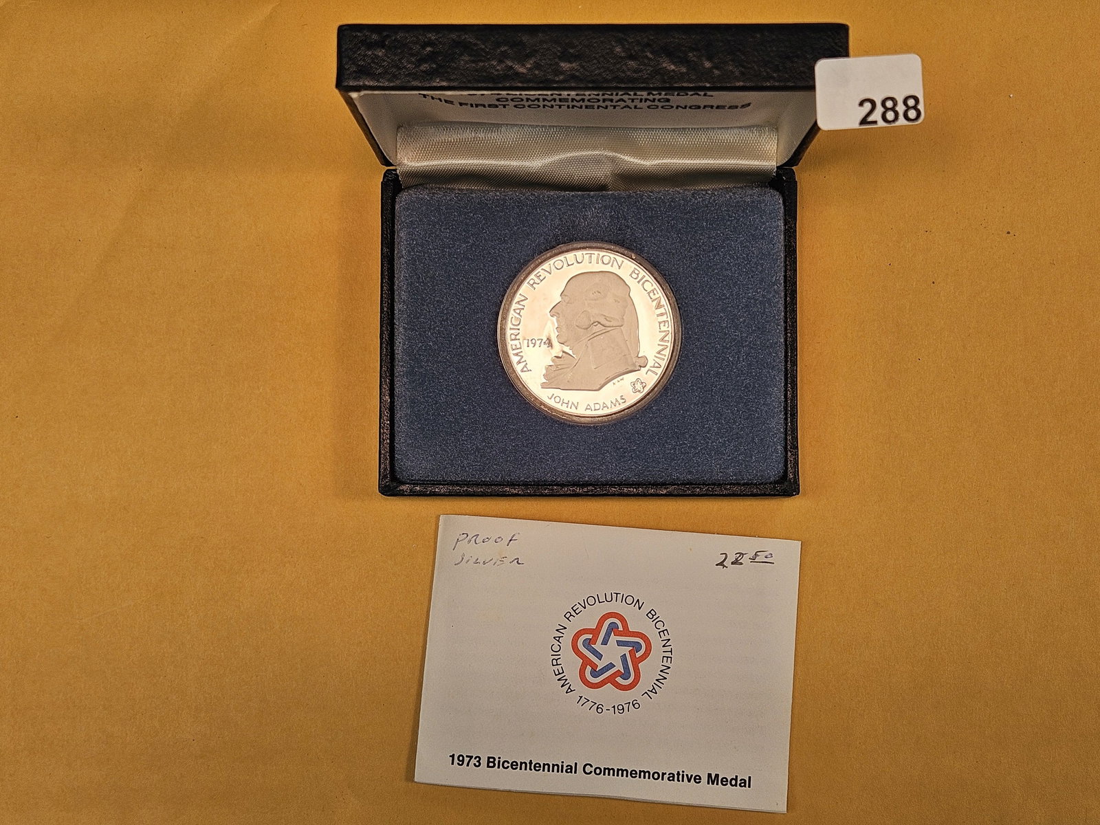 GEM Proof Deep Cameo 1973 Bicentennial SILVER Medal (1 of 2)
