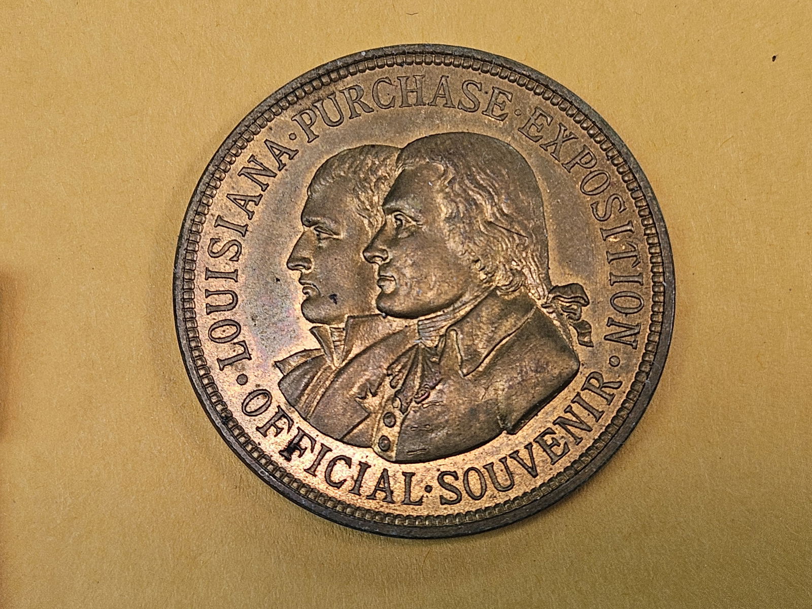 Choice Uncirculated 1904 Louisiana Exposition So-Called Dollar: HK-301.