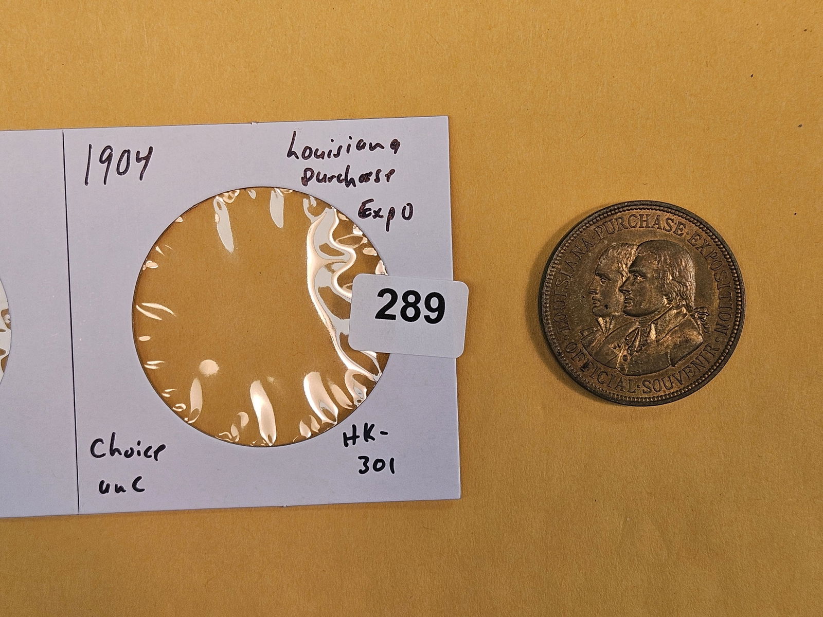 Choice Uncirculated 1904 Louisiana Exposition So-Called Dollar - 2