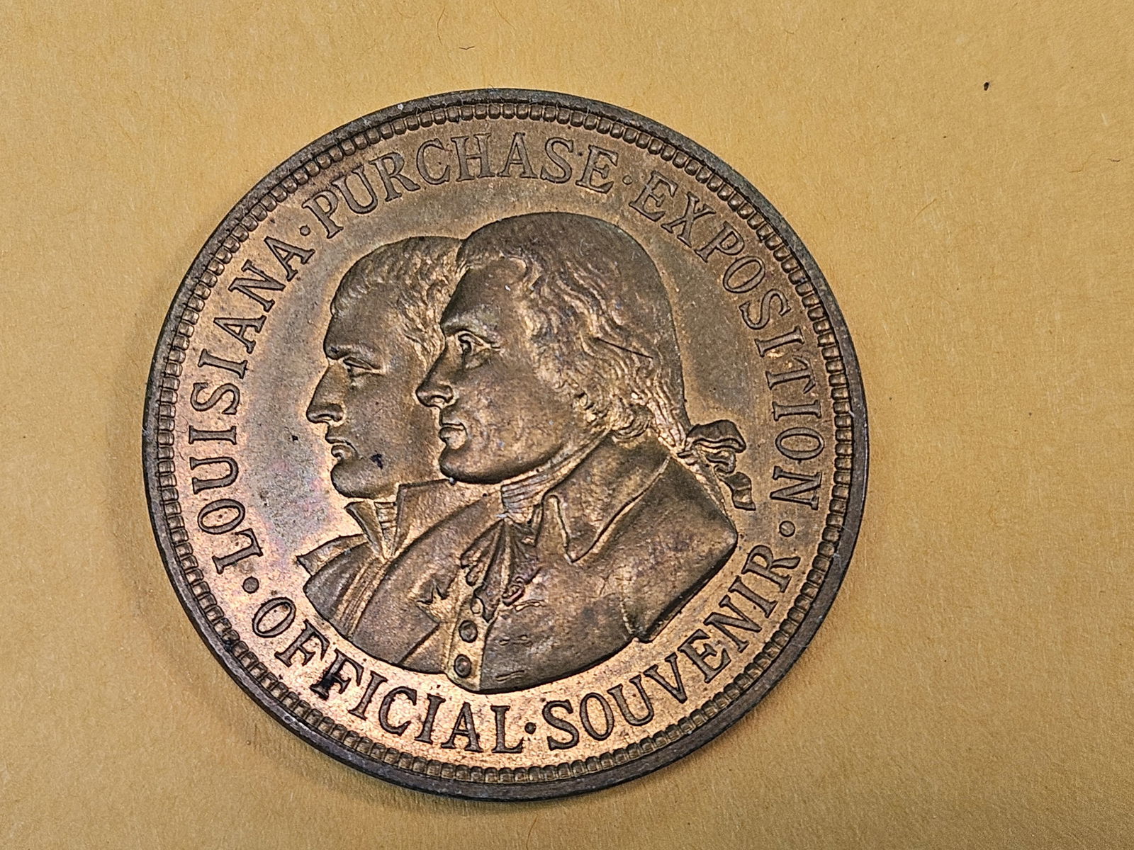 Choice Uncirculated 1904 Louisiana Exposition So-Called Dollar - 3