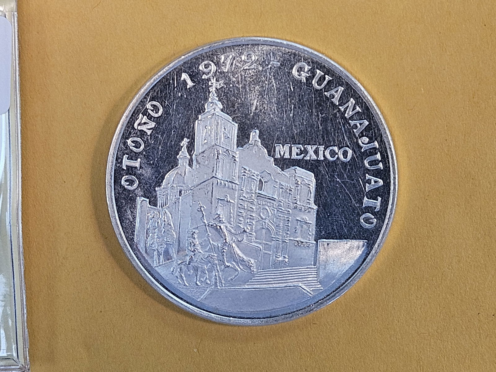 1972 Mexico Otoño Guanajuato Cervantino Festival Silver Medal: GEM Proof. Weighs 25 grams 