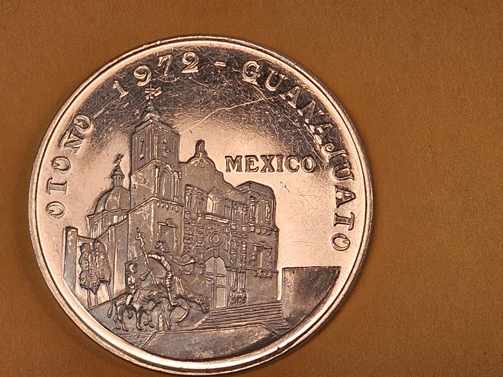 1972 Mexico Otoño Guanajuato Cervantino Festival Silver Medal - 3