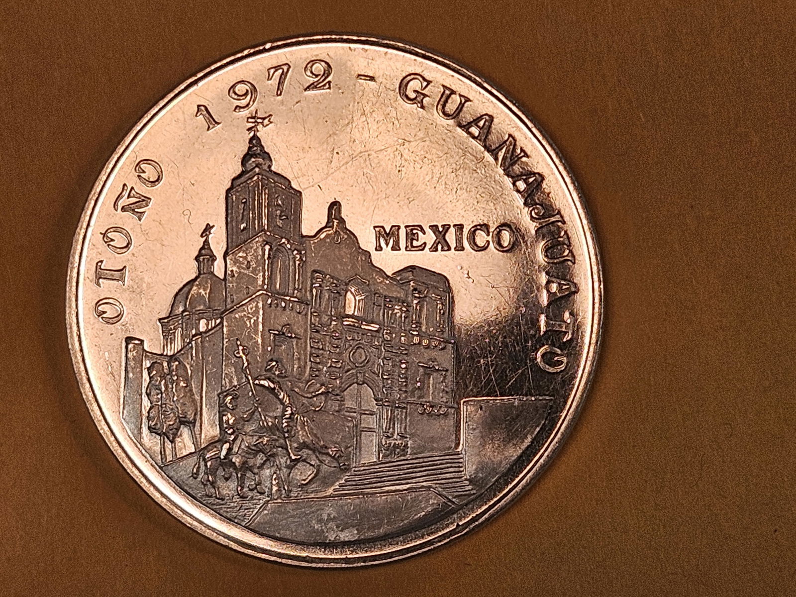 1972 Mexico Otoño Guanajuato Cervantino Festival Silver Medal - 4