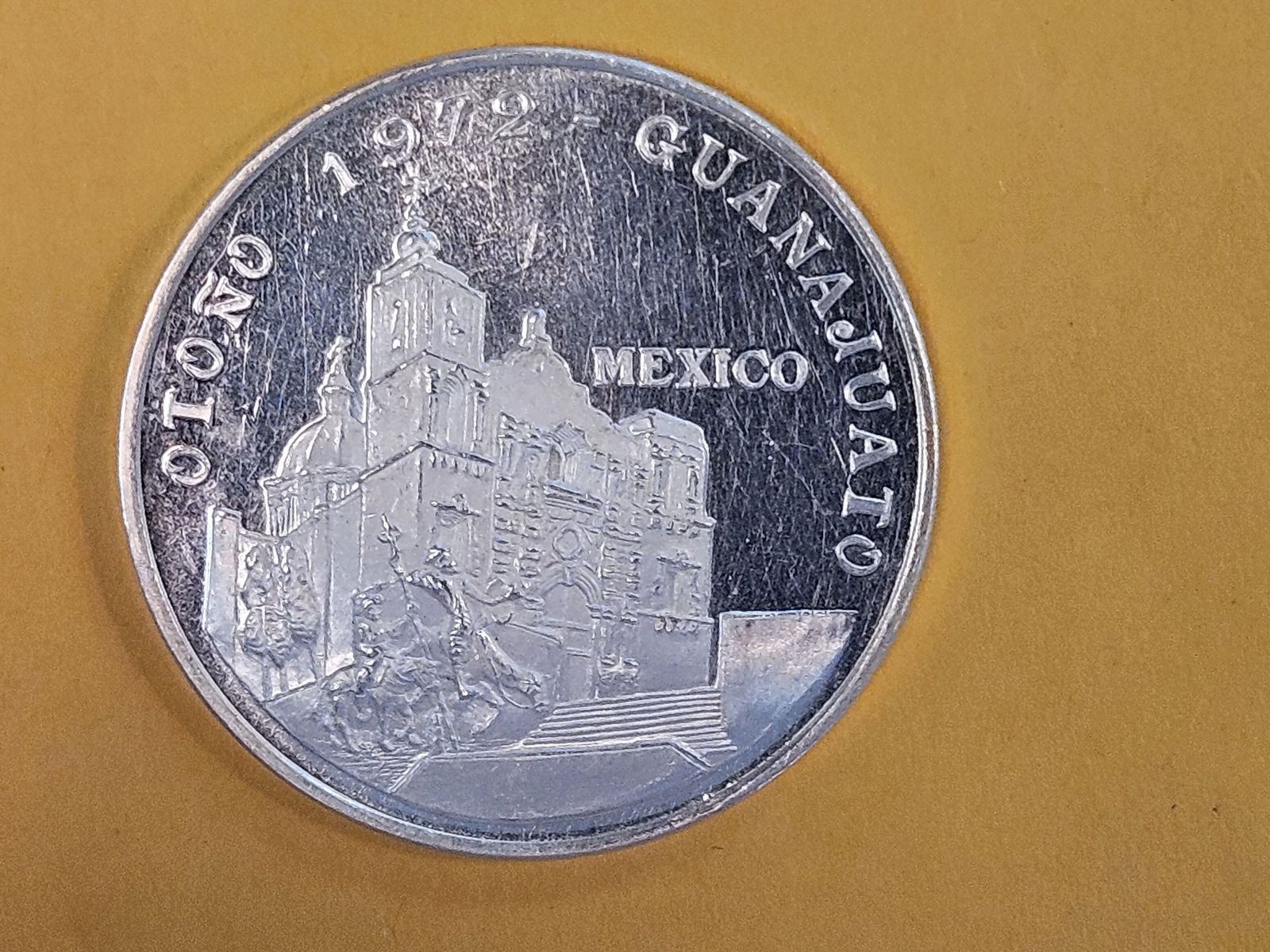 1972 Mexico Otoño Guanajuato Cervantino Festival Silver Medal - 5