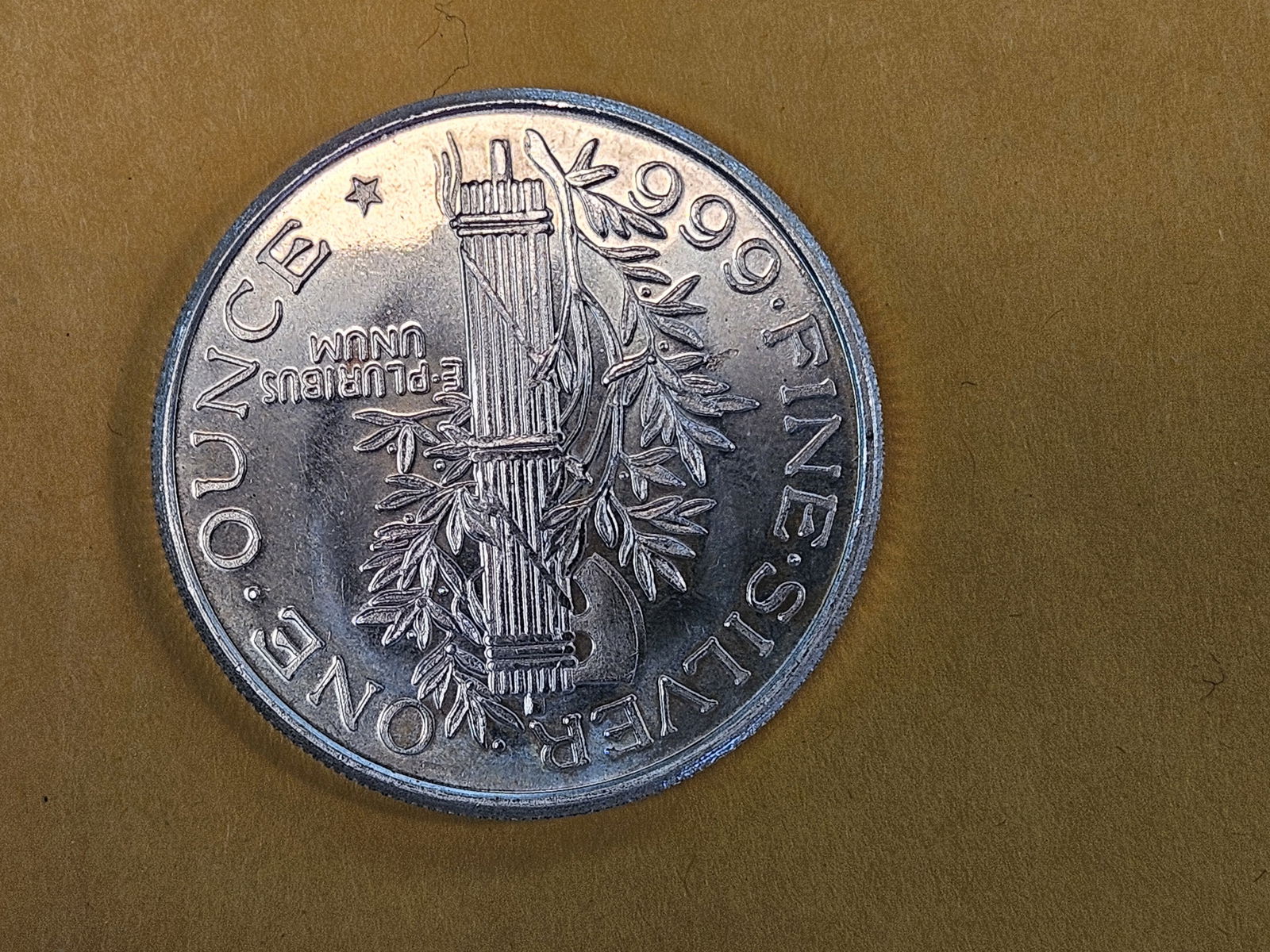 One Troy ounce .999 fine silver Proof Art bar - 2