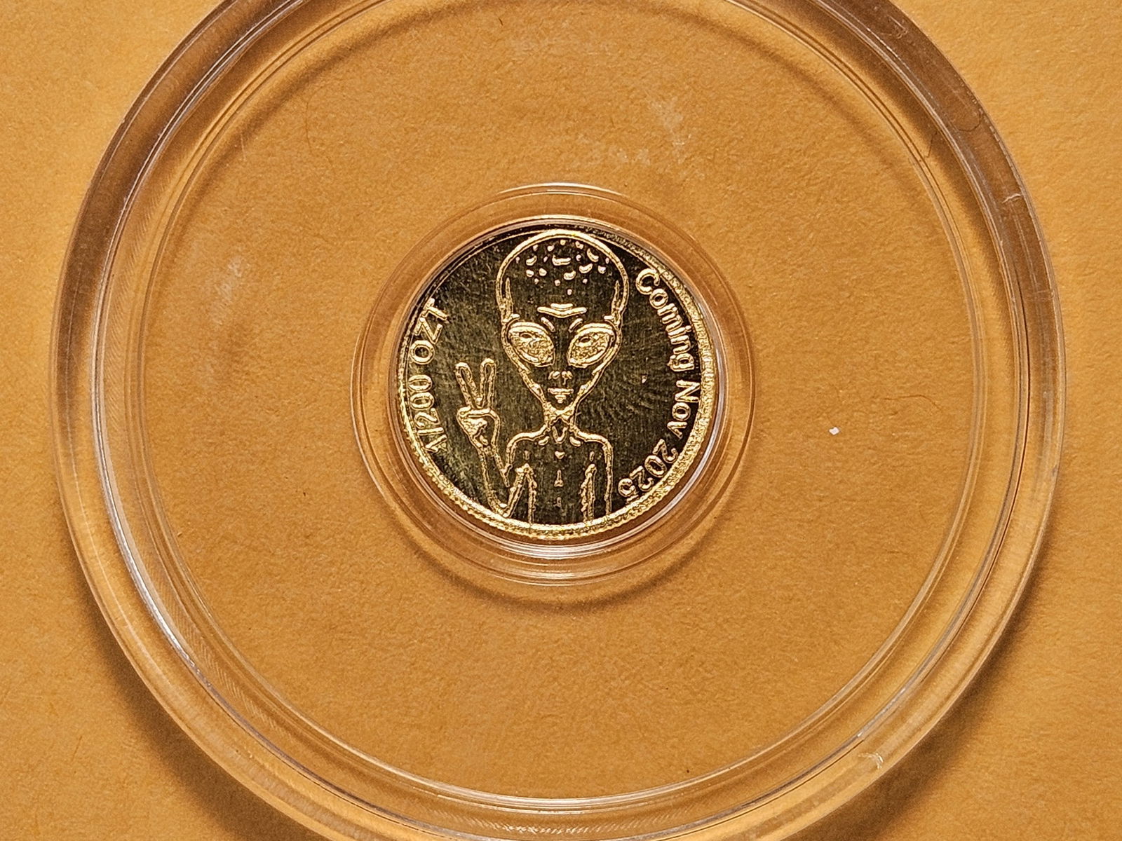 GOLD! 1-200th of a Troy Ounce .999 Fine Gold Mini-Coin - 4