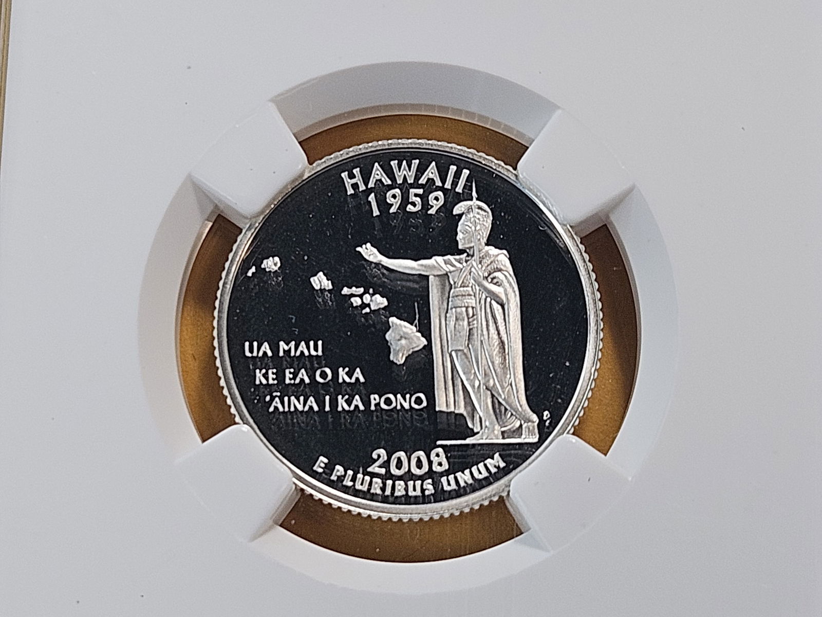 Five NGC Graded Silver Statehood Quarters in Proof 69 Ultra Cameo - 5