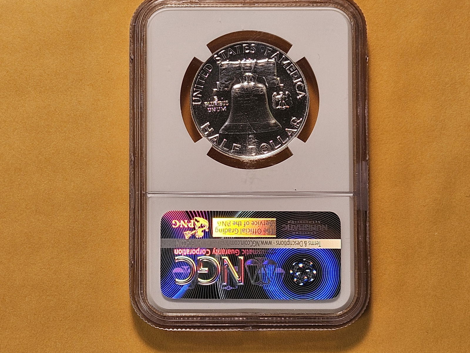 NGC 1955 Franklin Silver Half Dollar in Proof 67 - 3