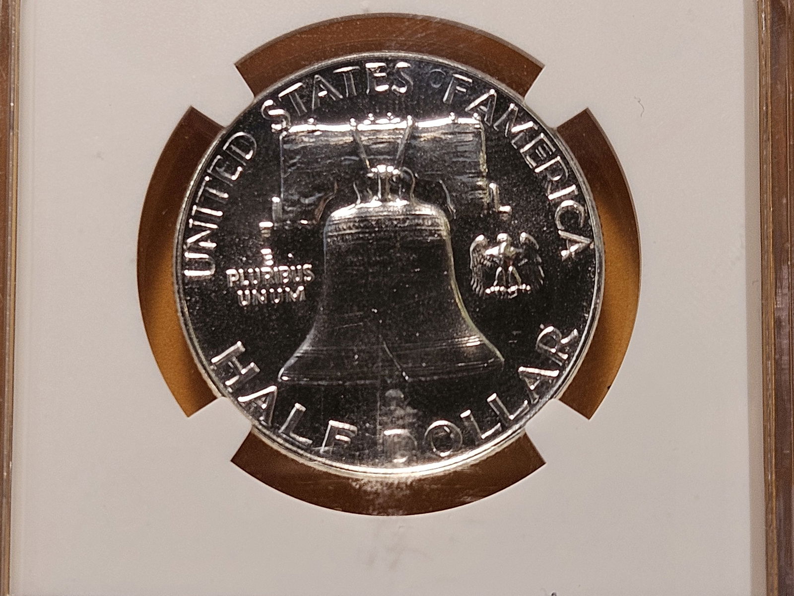 NGC 1955 Franklin Silver Half Dollar in Proof 67 - 4