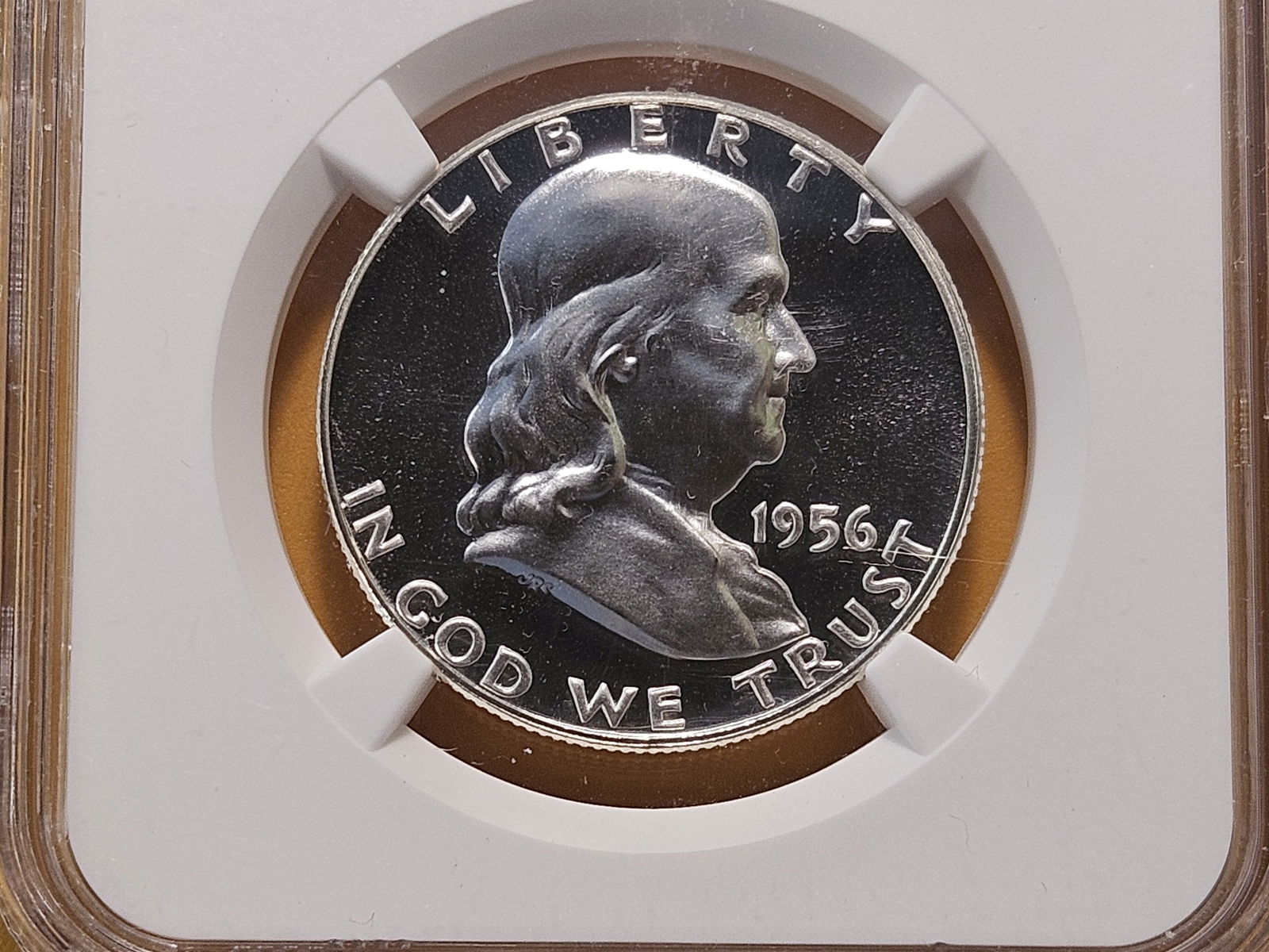 VARIETY! NGC 1956 Franklin Silver Half Dollar in Proof 68 (1 of 4)