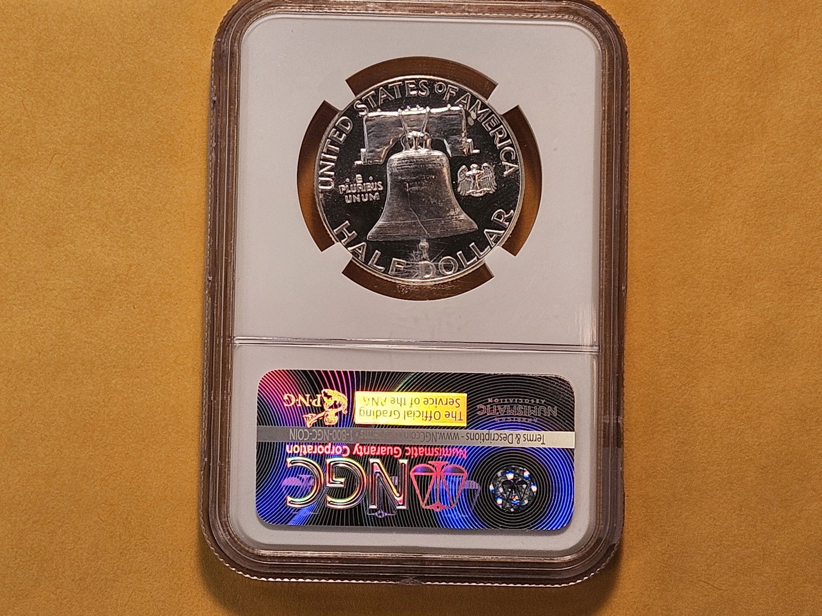 VARIETY! NGC 1956 Franklin Silver Half Dollar in Proof 68 - 3