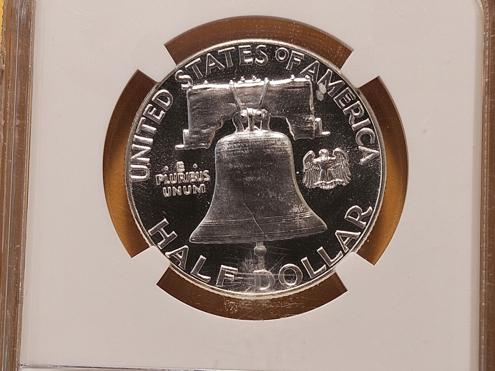 VARIETY! NGC 1956 Franklin Silver Half Dollar in Proof 68 - 4