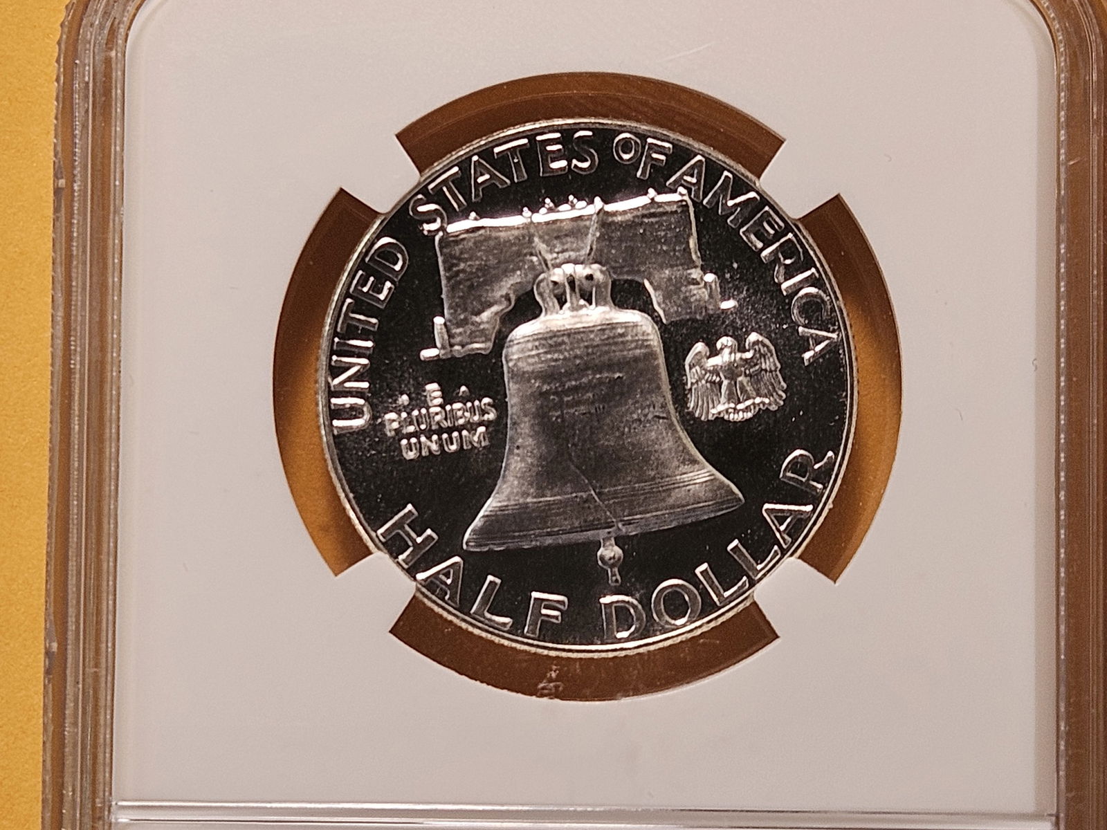 VARIETY! NGC 1956 Franklin Silver Half Dollar in Proof 67 Cameo - 4