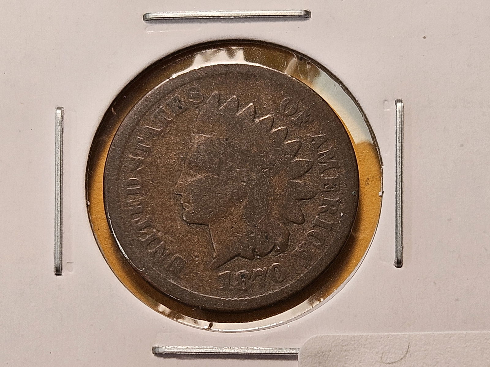 Semi-Key 1870 Indian Head Cent (1 of 4)