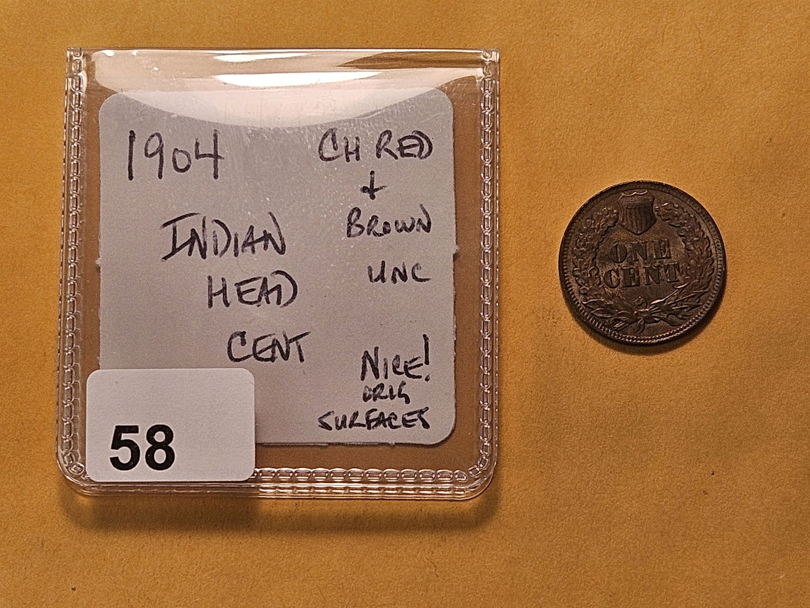 1904 Indian Head Cent - 3