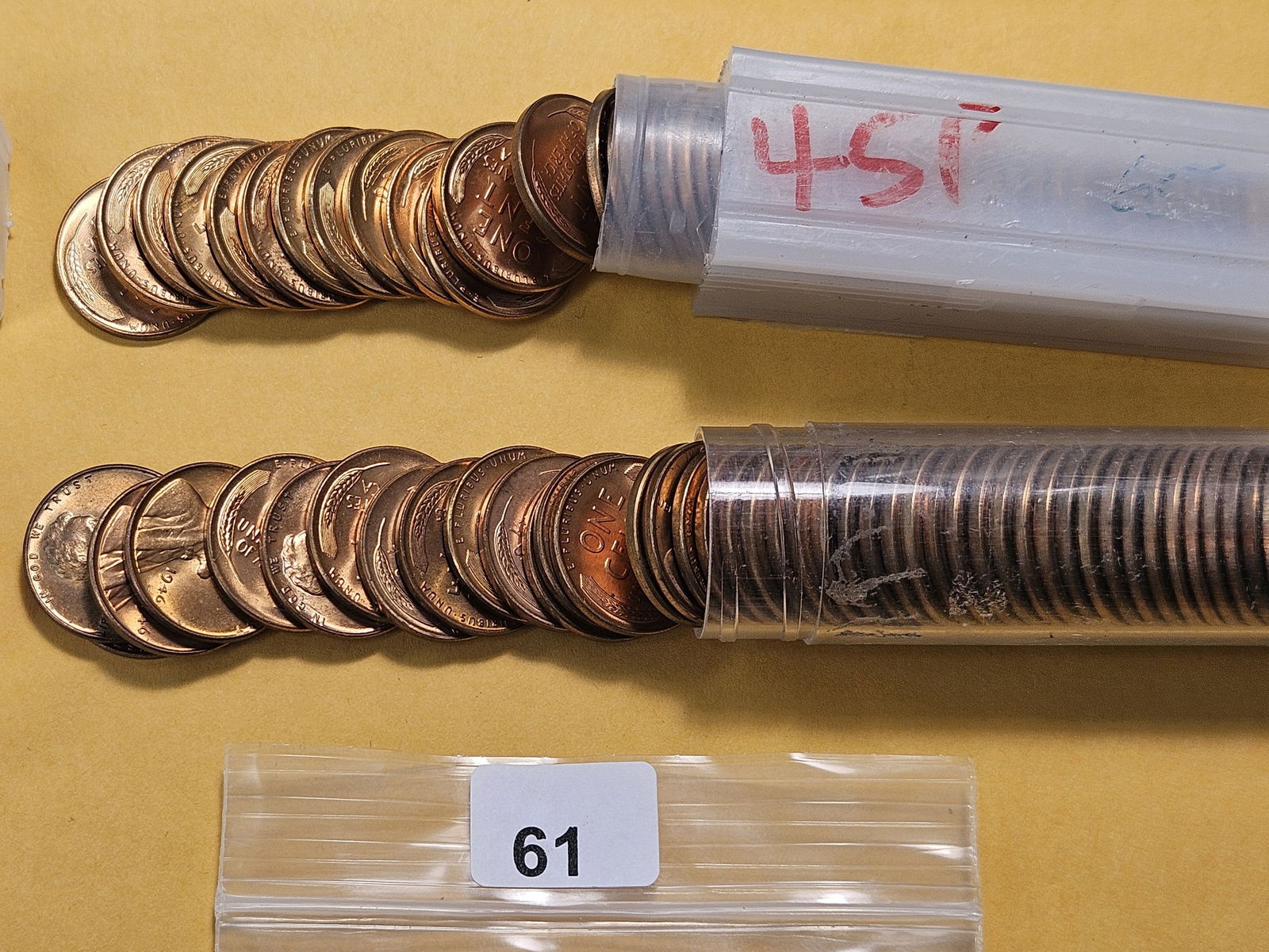 Two Rolls of Brilliant Uncirculated Wheat Cent Rolls - 3