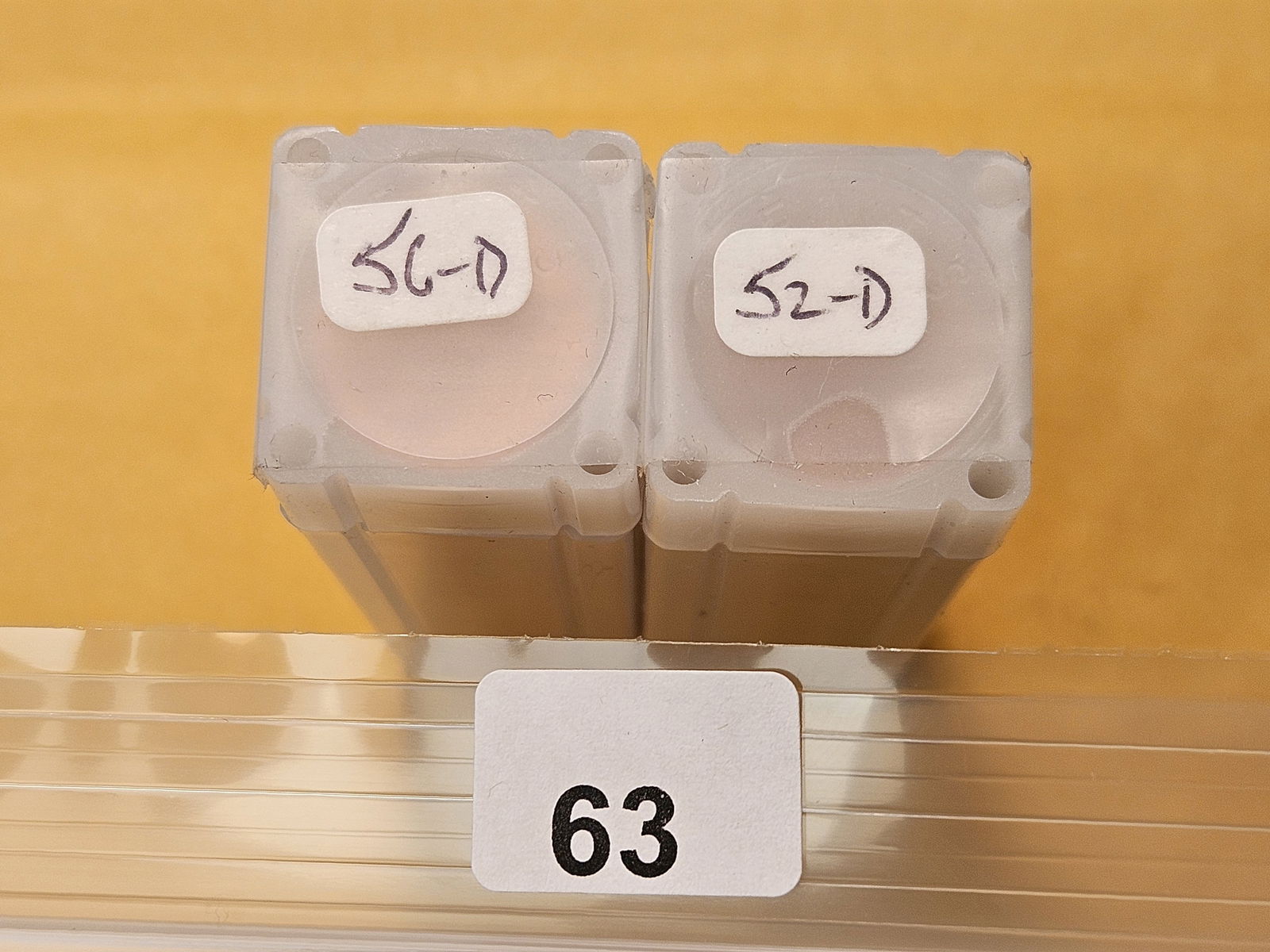 Two Rolls of Brilliant Uncirculated Wheat Cent Rolls: 1952-D and 1956-D. From Dealer and unchecked by us 