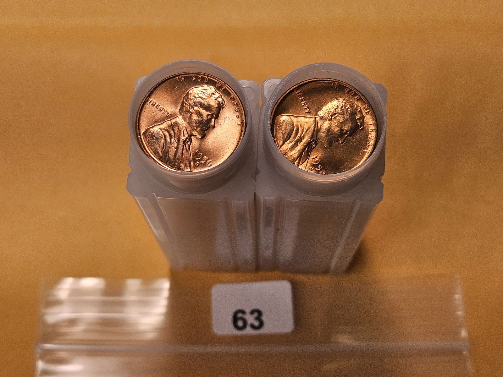 Two Rolls of Brilliant Uncirculated Wheat Cent Rolls - 2