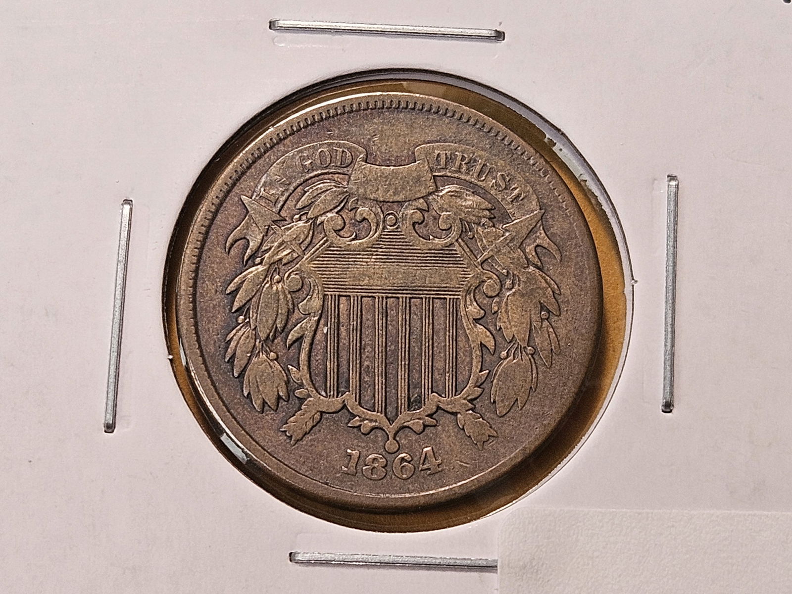 1864 Two Cent Piece (1 of 4)